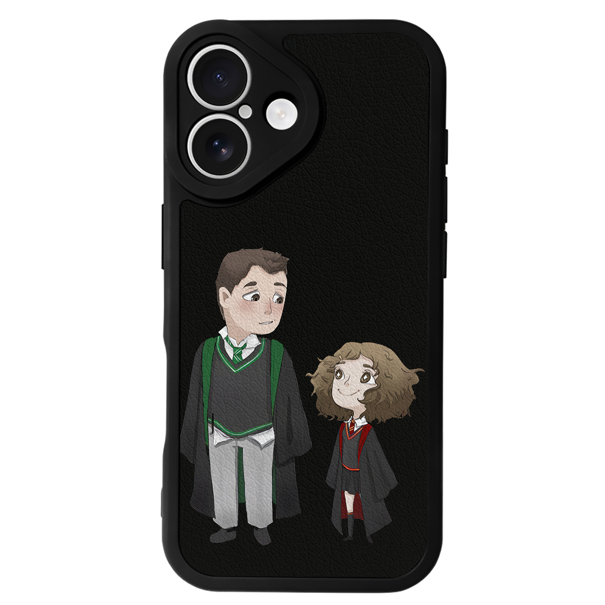 （画像用） Harry Potter ハリー・ポッターシリーズ 【iPhone 16シリーズ対応】シリコンスマホケース（レザー調） 材質：シリコン